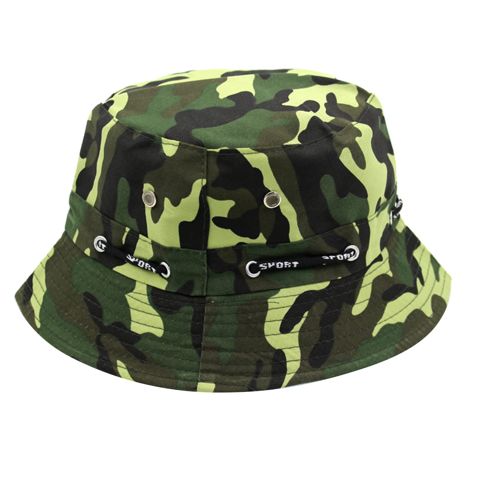 Genérico Sombrero de Pescador Hombre Mujeres Gorro Pescador Senderismo Sombrero para el Sol Safari Jardinería Trekking Proteccion Solar Sombrero Militar Hombre Mujer Verano ala Ancha