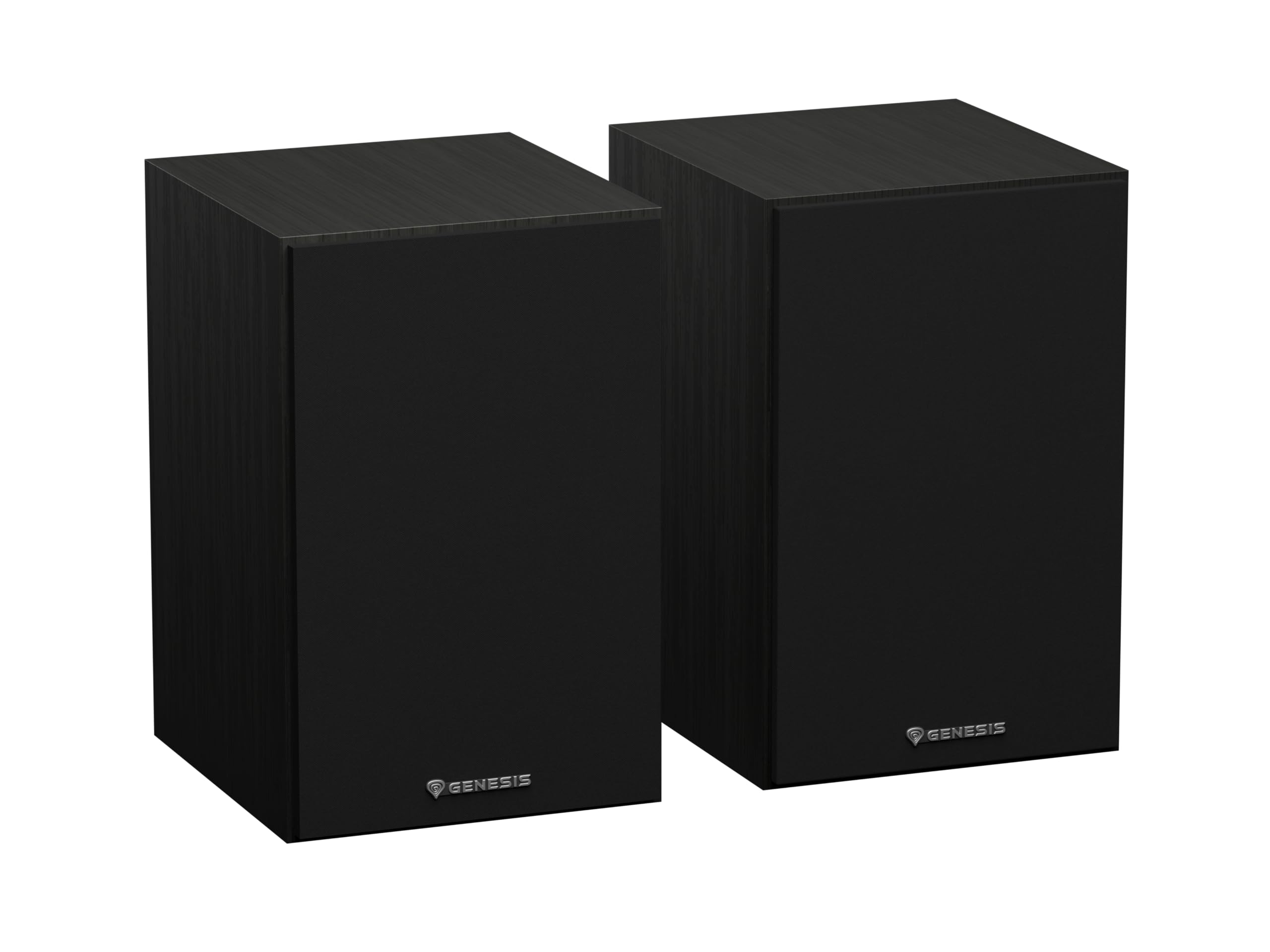 Genesis Arsen 302BT Altoparlante Bluetooth 2.0 – Altoparlante attivo per PC Gaming & Studio con 20 W RMS, Bluetooth 5.3, cassa in legno MDF, riflettore basso, controllo altezza e volume, AUX Line-In