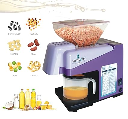 HAKURA H2O-2BV Comfort Oil Extractor Oil Maker Press Machine For Home (Violet, 560 Watts)