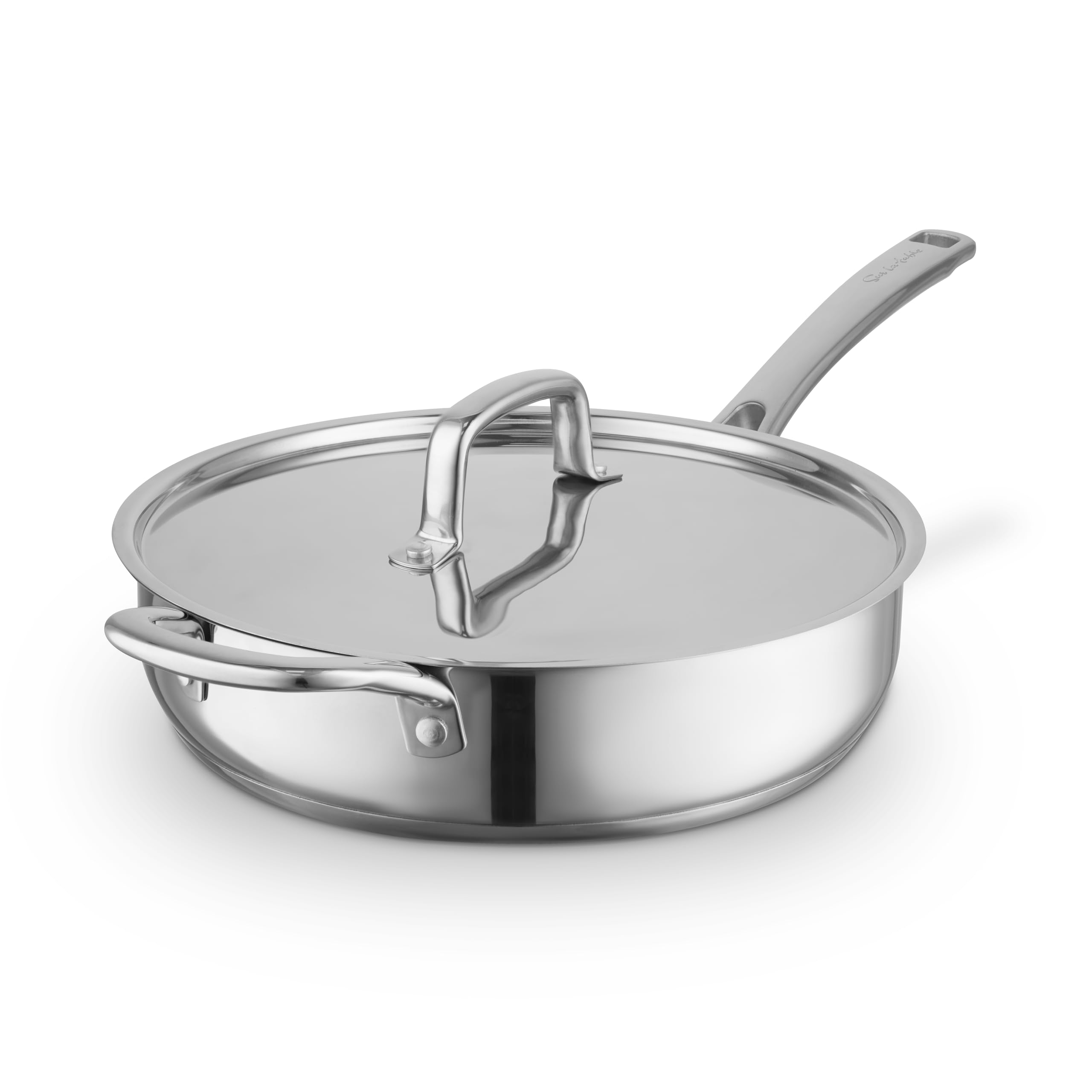 Poêle multifonction induction couvercle inox pour cuisine saine et rapide