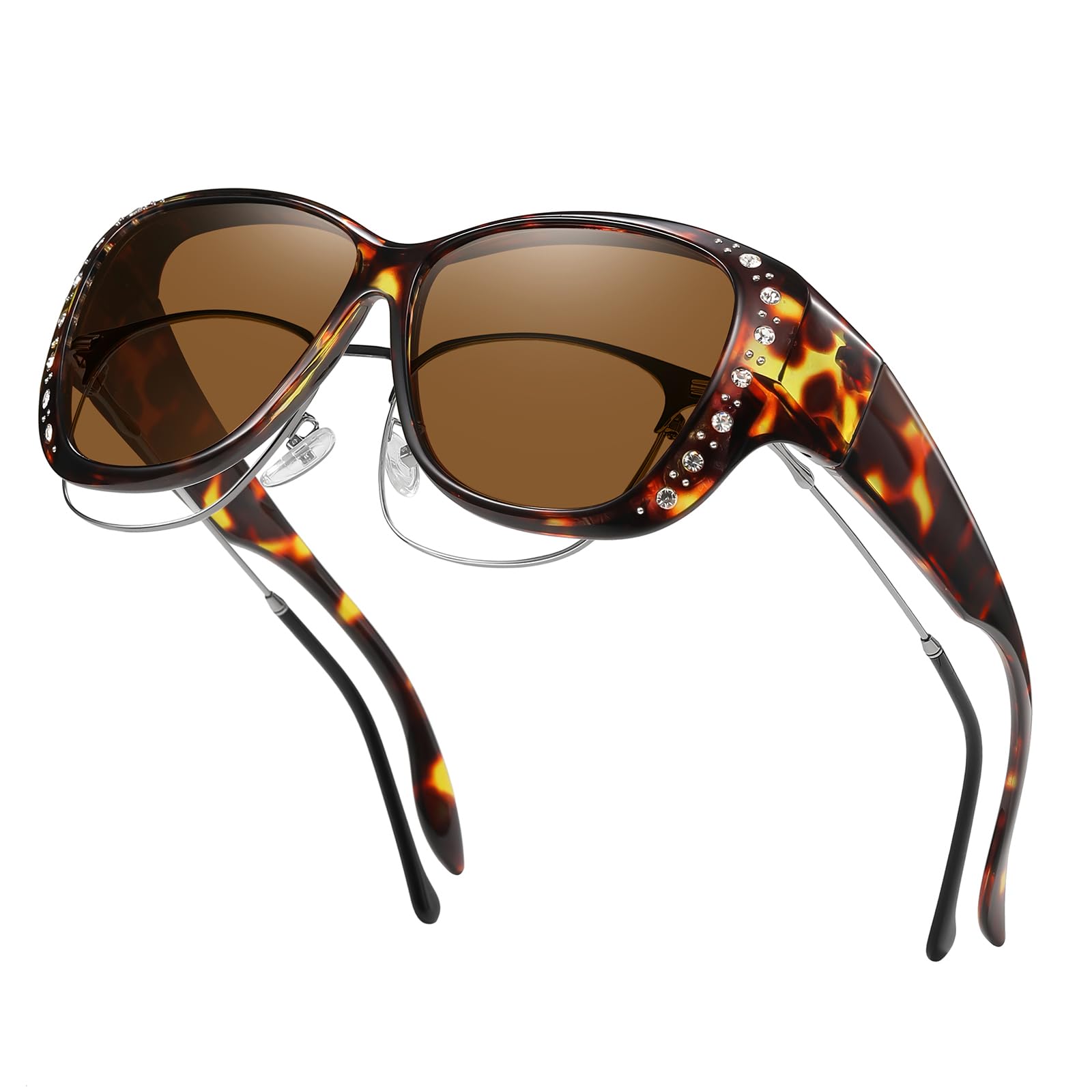 Kelinln Night Vision Driving Glasses Polarized Anti-glare, HD Yellow Tinted Glasses for Women Men