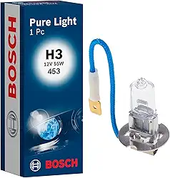 Bosch Lâmpada de Farol H3 Bosch Pure Light - 12V 55W Halógena