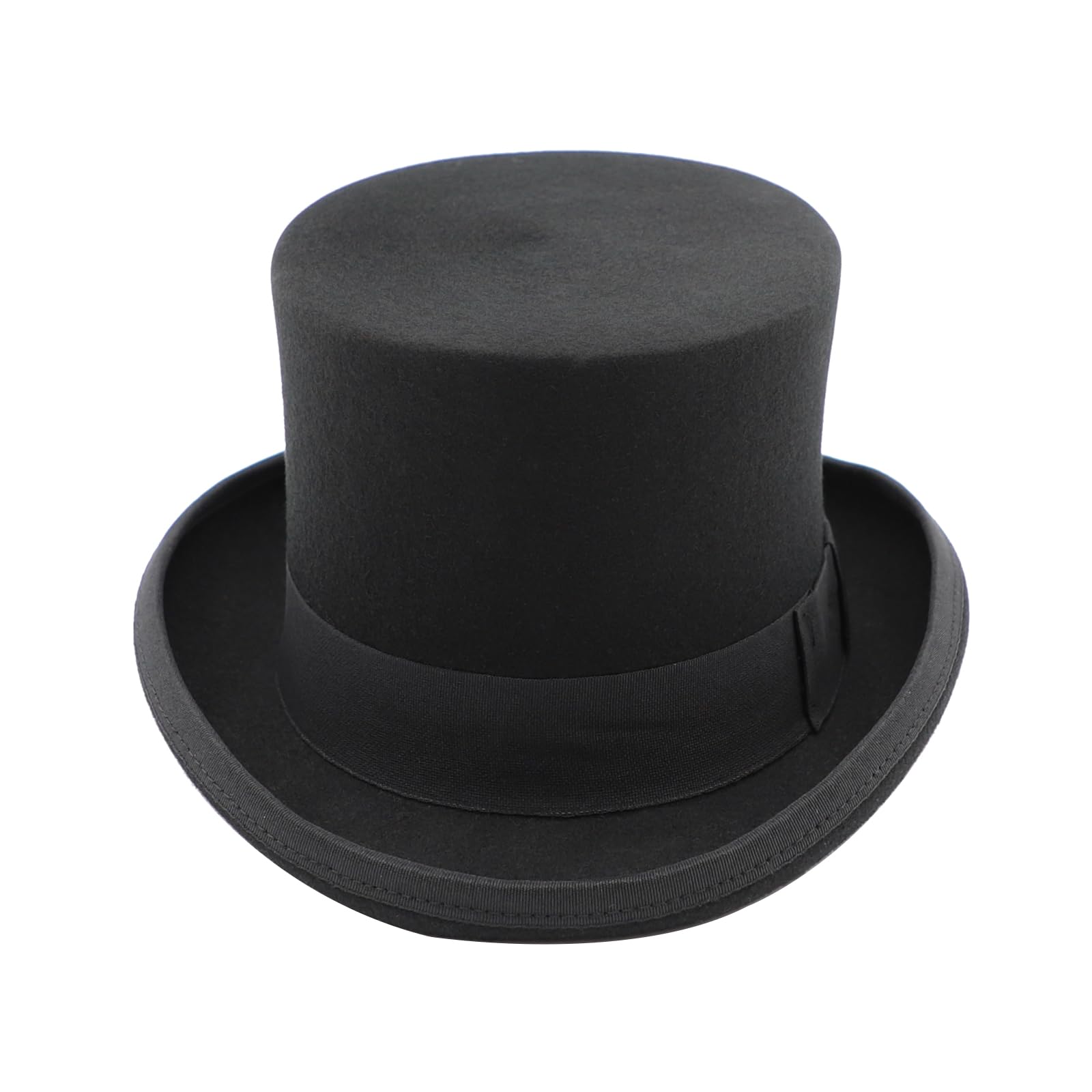 Zylinder Hut Herren Wollfilzhut Bowler Hut Fedora Melone für Damen Filzhut Melonenhut Derby Top Hat für Fasching Cosplay Karneval Halloween