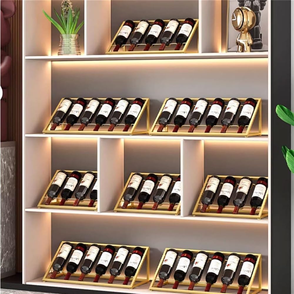 Uchwyt na wino Pochylony stojak na wino, ozdoby, chłodziarka do wina, użytku domowego