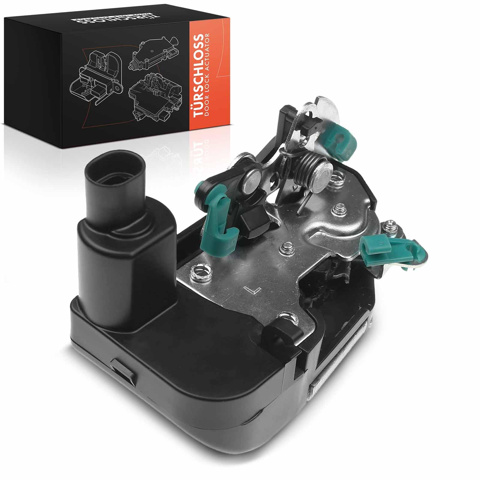 Frankberg Cerradura de puerta Servomotor Trasero Izquierda 2-Postes Compatible con Grand Cherokee I ZJ Todos los motores SUV 1993-1998 Sustituir# 931-678