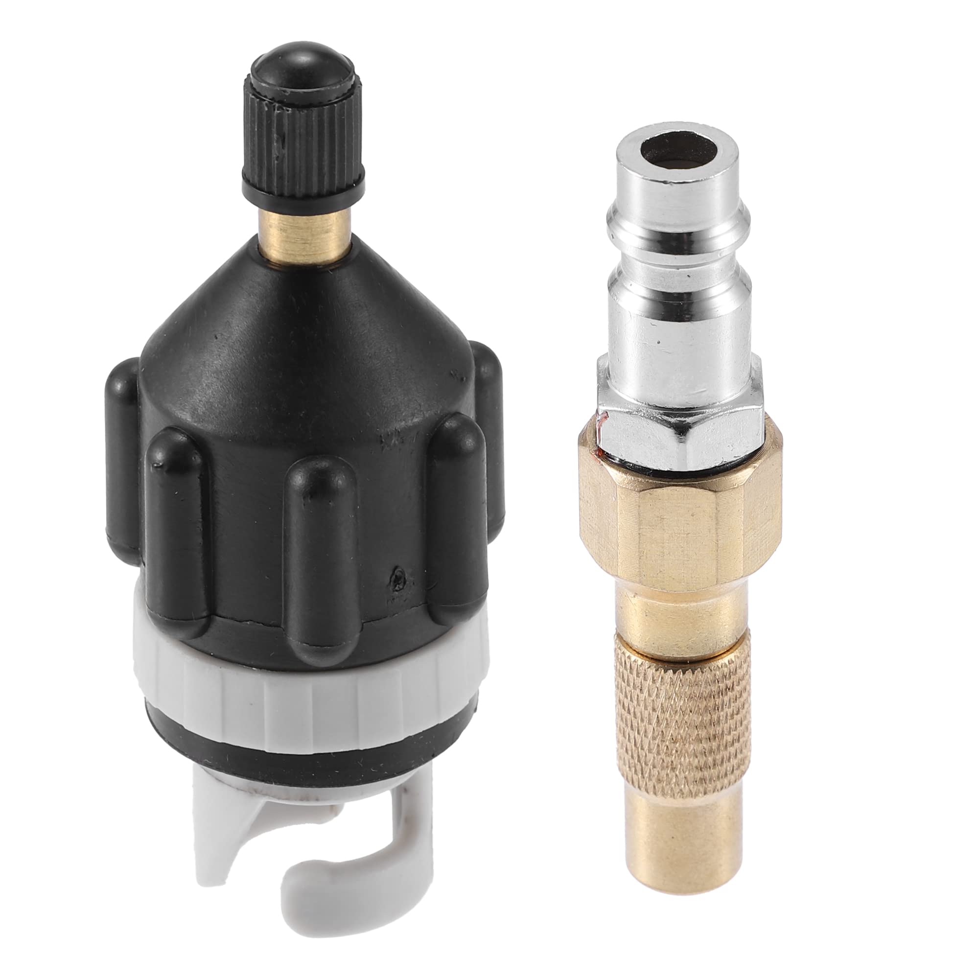 X AUTOHAUX 1 Set Paddle Board Valve Adapter with European Type Push Inflatable Nozzle for Compressor Paddle Board Dinghy Stand Up Paddle Board Inflatable Boat