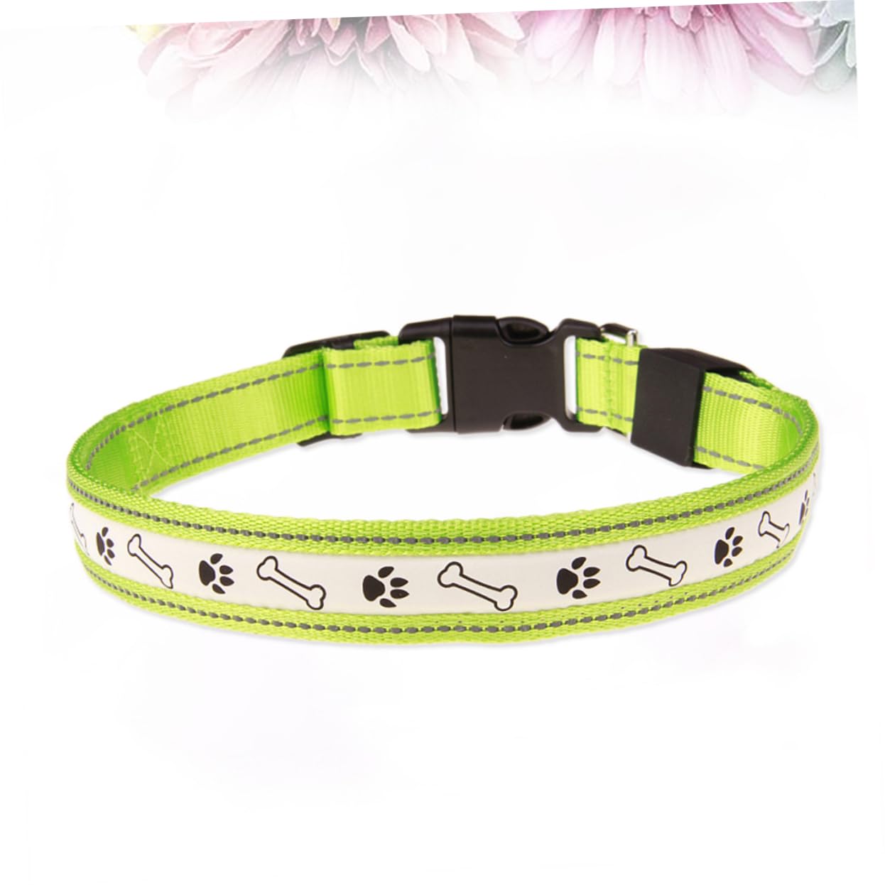 Toddmomy 2 Pièces LED Collier Pour Animaux De Compagnie Clignotant Collier Pour Animaux De Compagnie Éclairé De Circulaire Éclairé Pour
