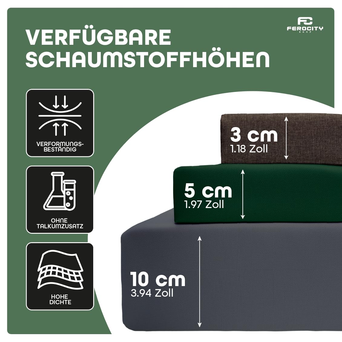 Bankauflage nach Maß für Gartenbank | 10 cm dicke Matratze | Individuelle Kissen Sitzkissen für Gartenmöbel Bierzeltgarnitur | wetterfest, wasserabweisend, abnehmbar | Gartenpolster Wunschfarbe [133]
