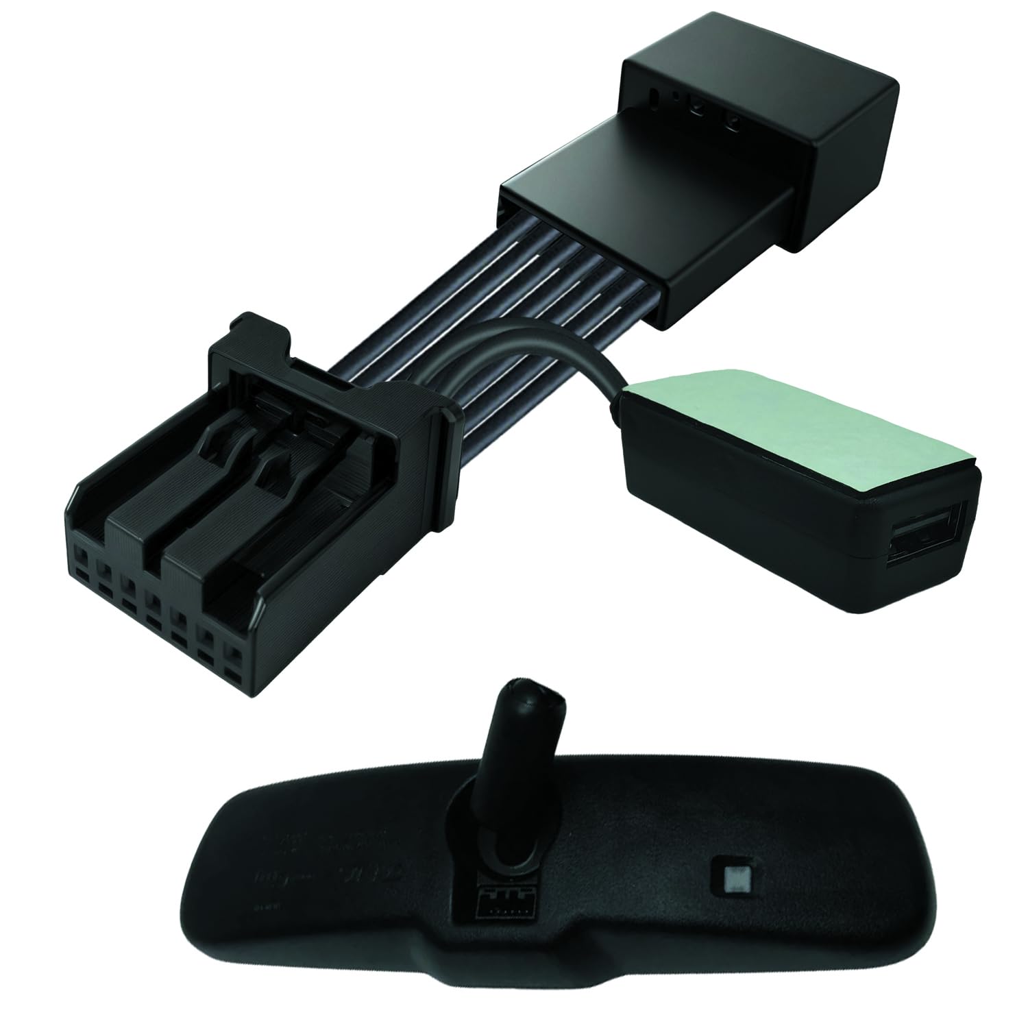 Dashcam Adapter for Honda Civic 2016-2021,Polit 2009-2022,CRV 2014-2021 RDX 2008-2018 and Other Select Models,Fit 7pin Auto-dimming,USB Power 5V 4A,Plug and Play