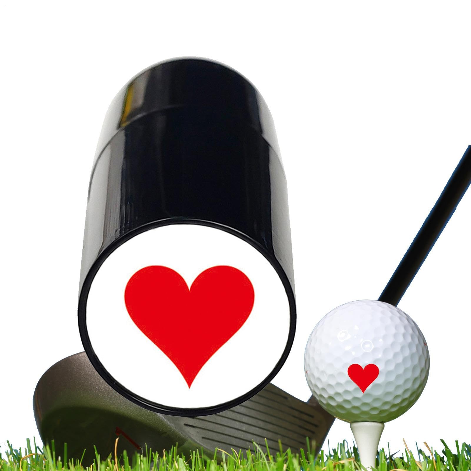 Golfball-Briefmarkenmarker-Einfach genutzter Golfball-Stamper | Langlebige Golfstempel | Wasserdichtes Stempel mit niedrigem Odor-Stempel für personalisierte Golfbälle, Turniere, Geschenk