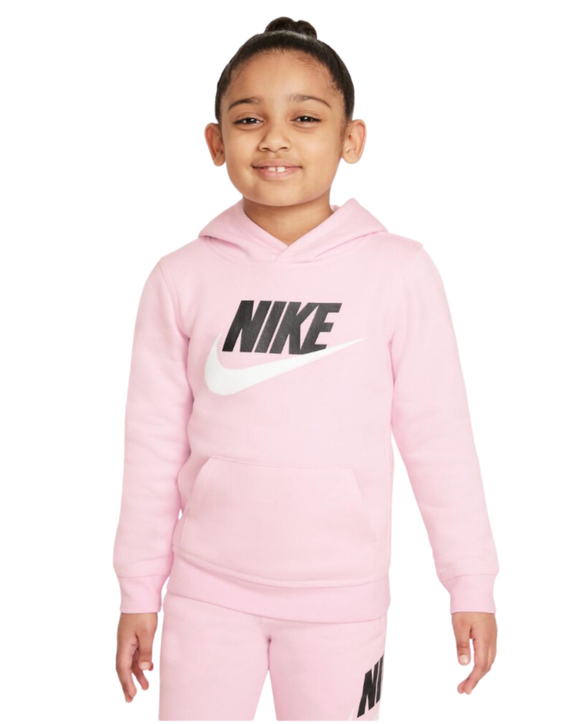 Nike Sudadera Club HBR para niño (niños pequeños), Rosado, 5