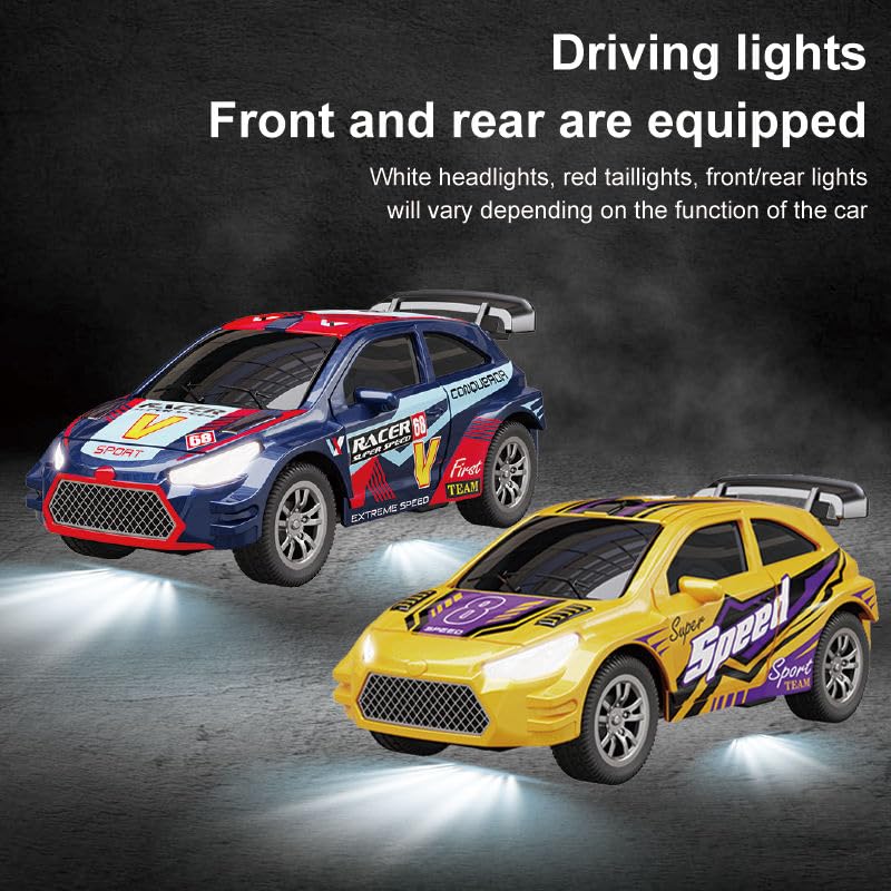 Image of Bestie toys Remote Control Small Car, 1:64 Scale Off-Road RC Car, USB Rechargeable 2.4GHZ Three Speed Indoor Alloy Vehicle for Kids (Austin Model with App Control)
