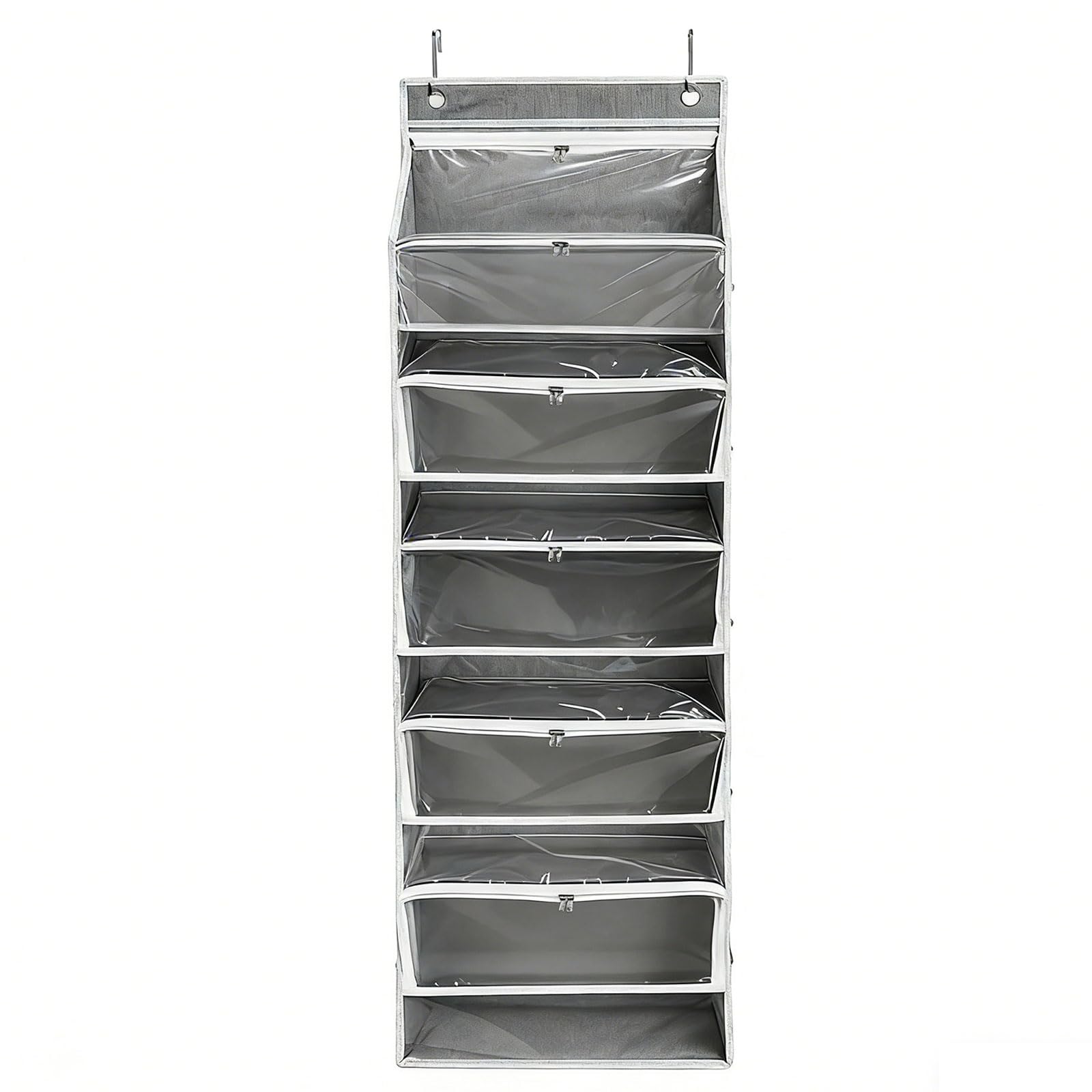 HDOYTXXM Door Mounted Organizers Featuring 18 Pockets Including Sections for Easy Access to Small Items Clear PVC Window Planner