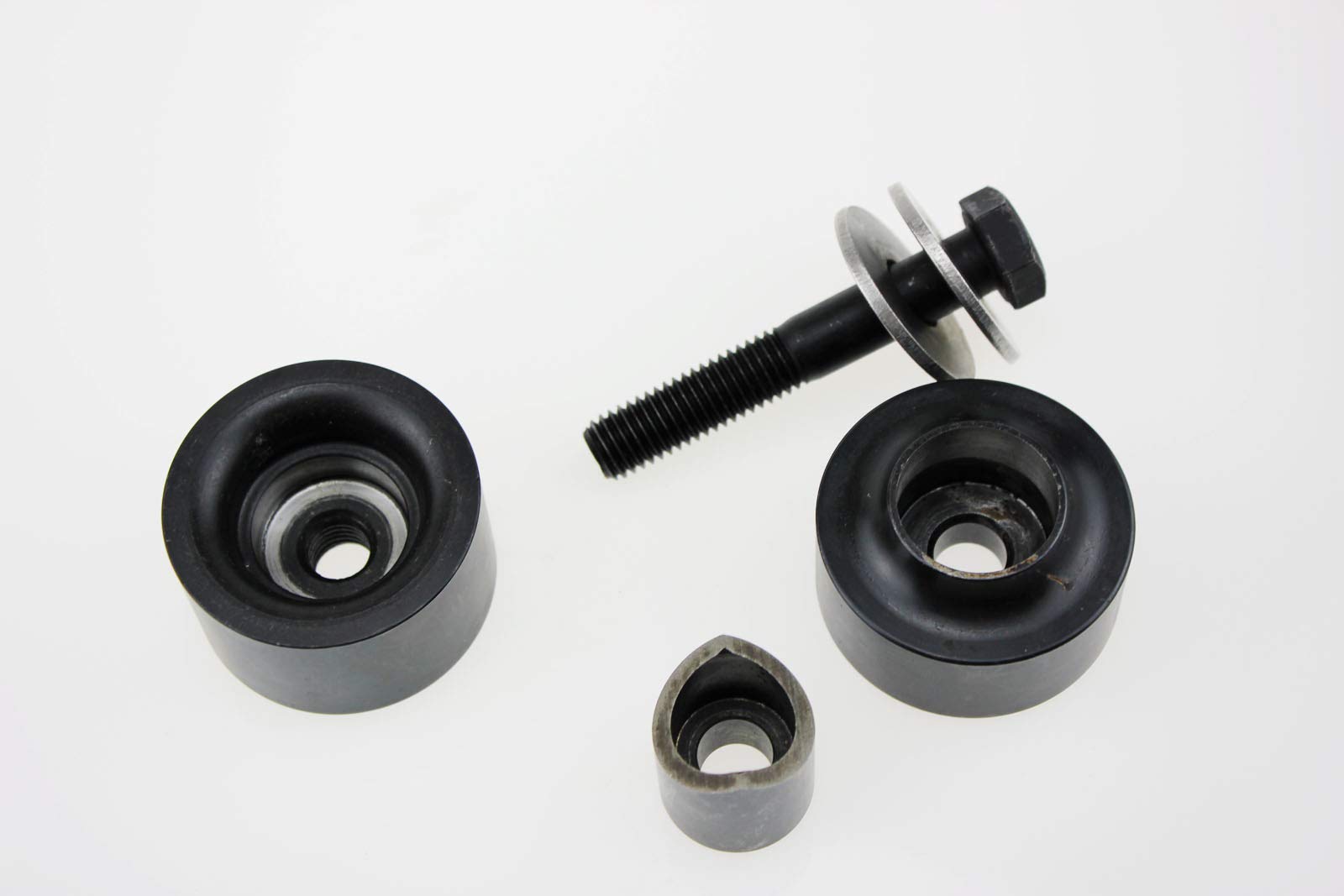 BOSglobauto Sheet Metal Punch1-1/2" in Diameter Hole Precision Punch and Dimple Plate Dies in Black - Image 3