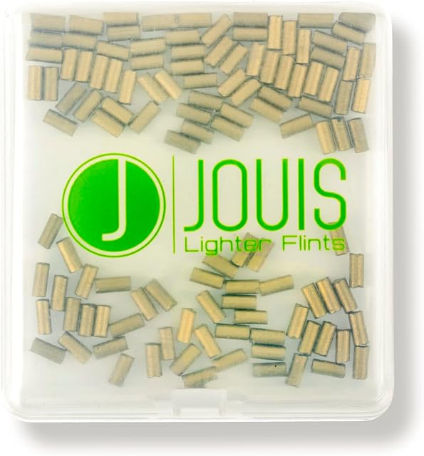 Jouis Lighter Flints, 200x Gold Universal Lighter Flints