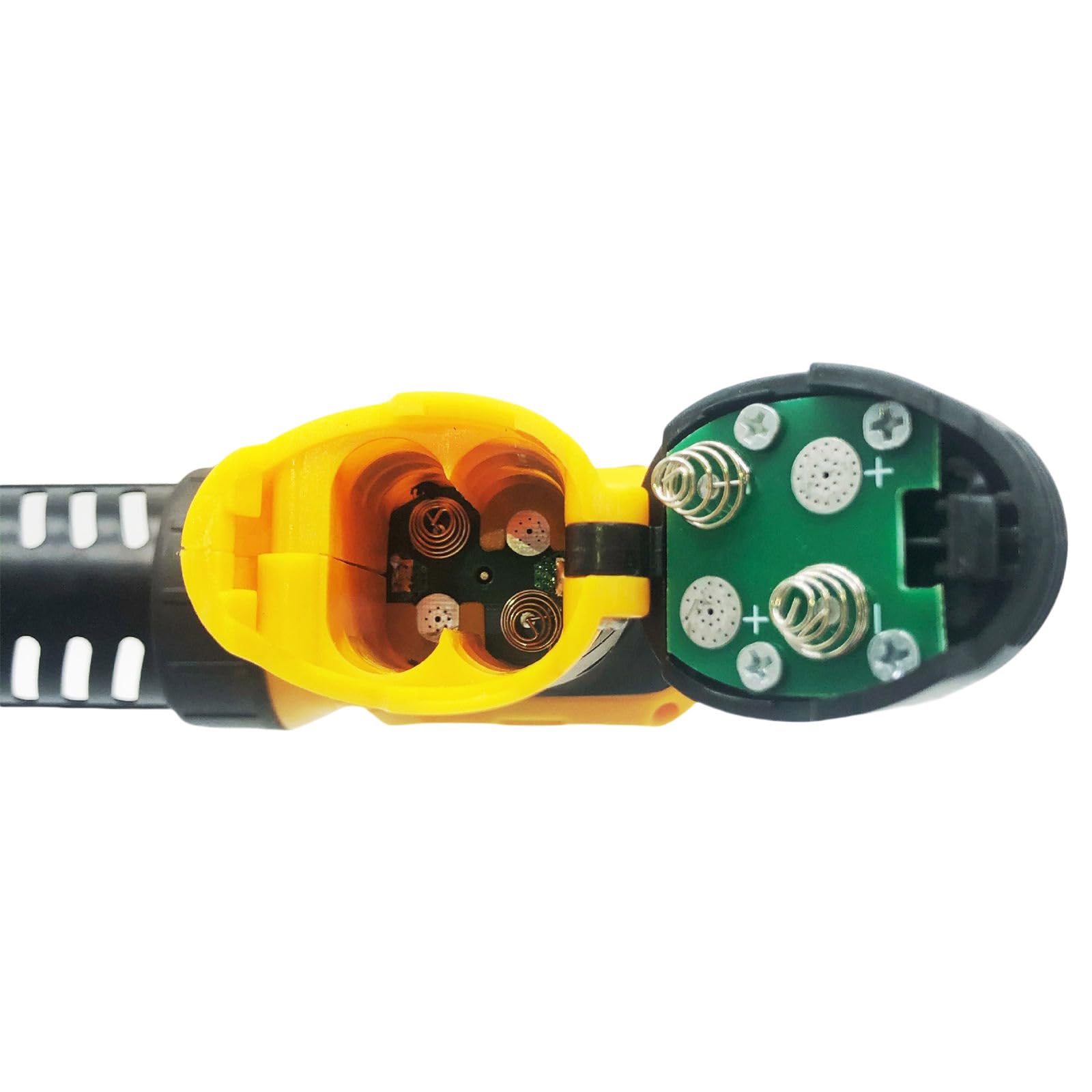 Pistola de calafateo eléctrica inalámbrica, funciona con batería, 4 velocidades, con luz LED ajustable de 10 onzas/300 ml