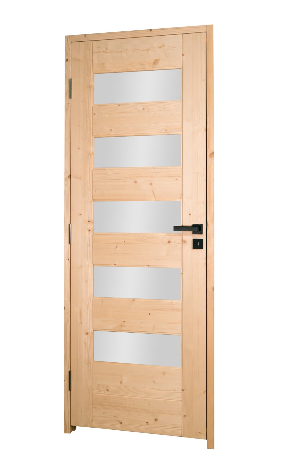 Bloc porte 5 Vitrages HORIZON bois épicéa 2040 x 730 Gauche