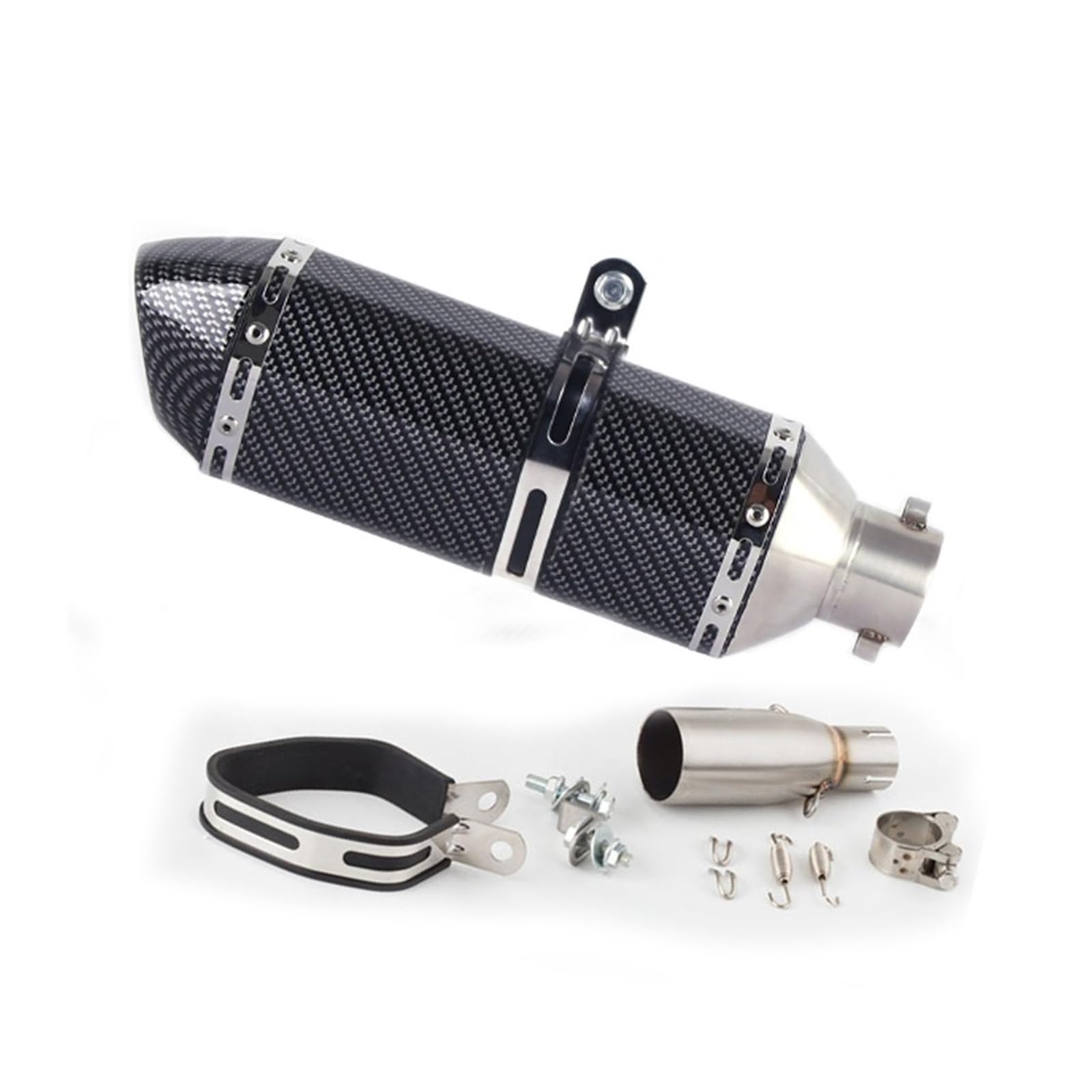 Schalldämpfer Auspuffrohr Für Piaggio Beverly 125 300 MP3 125 250 300 Motorrad Slip On