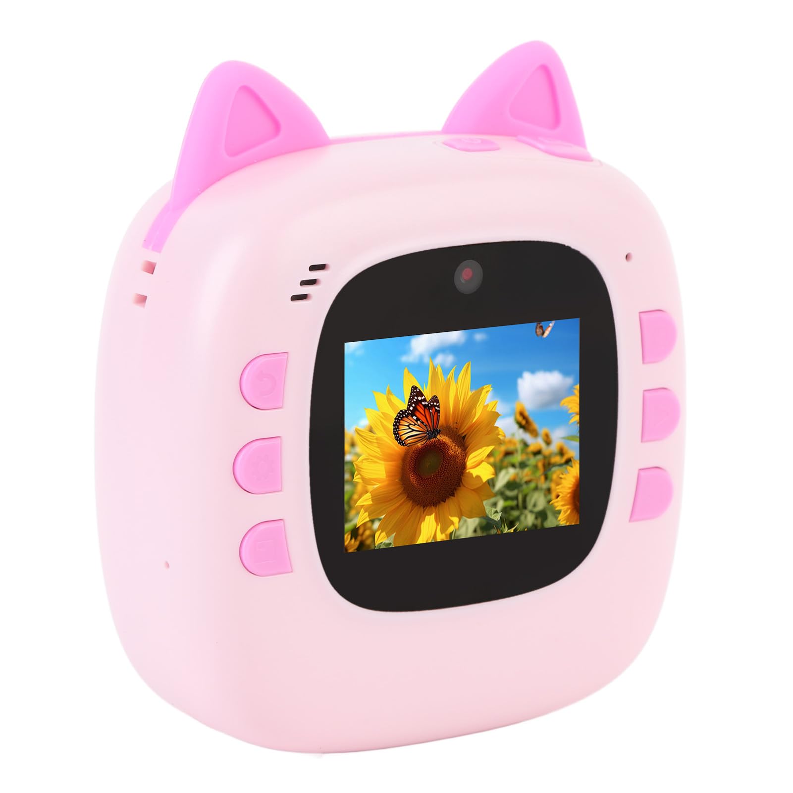 Kids Camera Instant Print, 20MP HD Dual Lens Selfie, 4X Zoom, 2 Inch Screen Compact Travel Camera with 3 Rolls Print Paper, Christmas Birthday Gifts for Girls Boys (Pink)-image-19