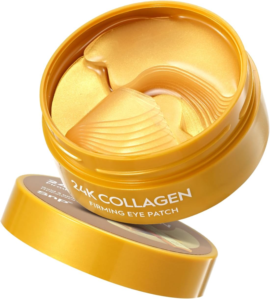 Snp 11,900mg Collagen + 24K Gold Firming Eye Patch | Wrinkles Firming Under Eye Patch | Tightening & Hydrating for All Skin | Under Eye Patches for Dark Circles | Korean Skincare Eye Mask | 60 Patches