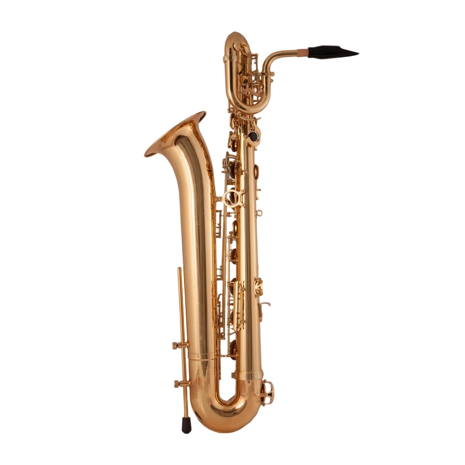 Sassofoni Sassofono Baritono Mi Bemolle In Ottone Placcato Strumento A Fiato Professionale Con Custodia E Accessori