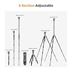 K&F CONCEPT Tripod with Phone Mount and Remote, 72''/184cm Camera Tripod Monopod with 360 Panorama Ball Head Quick Release Plate for DSLR Camera, Camcorder, iPhone,Max Load 22lbs/10kg