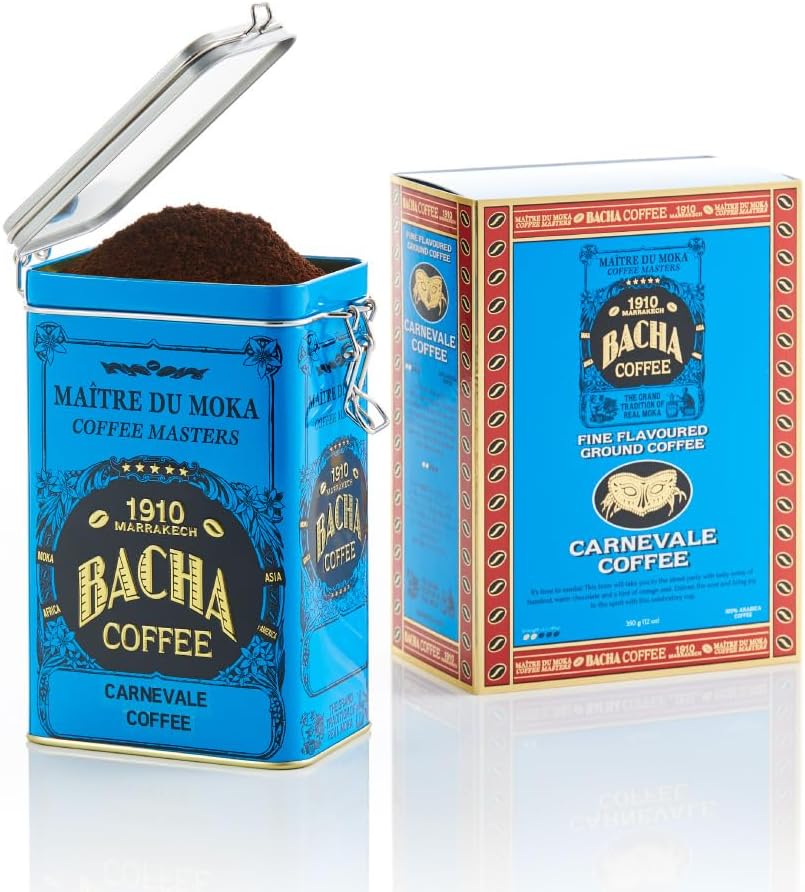 Bacha Coffee | Carnevale Fine Flavoured, Ground Beans, Medium Roast, 100% Arabica Specialty Coffee, 350g Autograph Collection, Gift Box