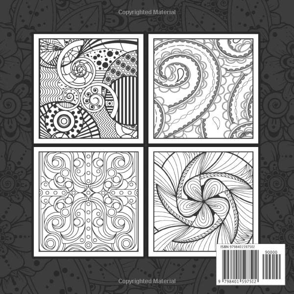 Creative Patterns - Coloring Book For Kids Ages 8-12: Teen Coloring Pages For Girls And Boys - 50 Mindful Illustrations - Includes Animals, Nature, Plants, Shapes - Stress Relief image 3