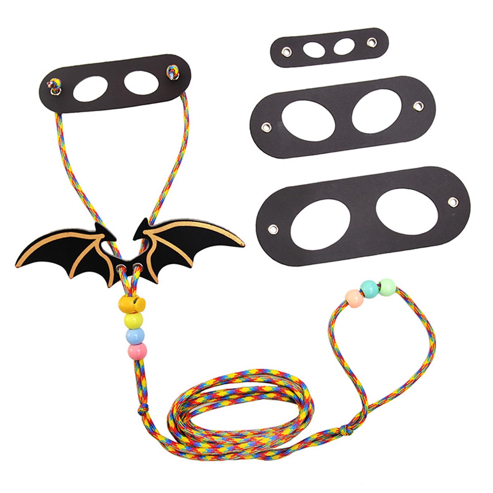 EscapeProof Laisse de lézards réglable pour une marche en plein air sûre Harnais confortable avec aile/sac à dos pour reptiles Laisse réglable Dragon barbu