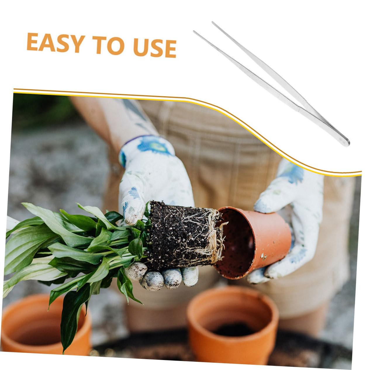 Toddmomy 10stücke Gartenpinzetten Mit Komfortablem Griff Edelstahl-pinzette Für Bonsai Pflanzenpflege Und Naturerkundung Für Gartenarbeiten Umpflanzen Von Pflanzen