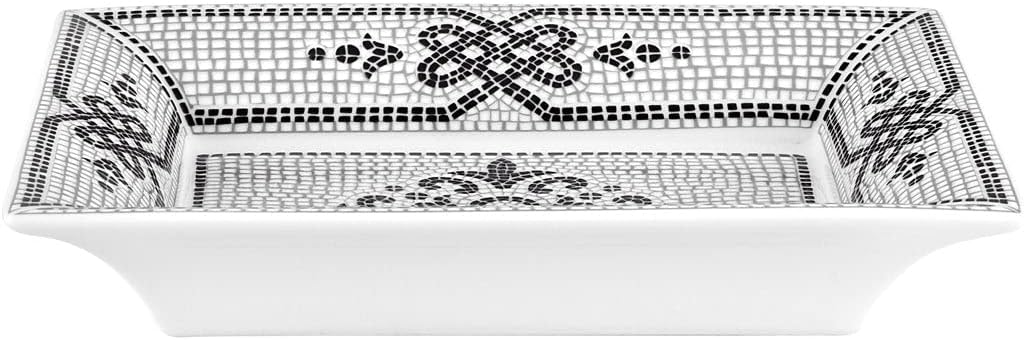 Vista Alegre Porcelain Portuguese Cobblestone Rectangular Tray