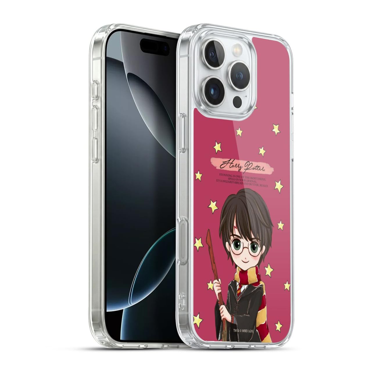 Head Case Designs Licenciado Oficialmente Harry Potter Patrón Luna Reliquias de la Muerte XXXVII Caso Funda de Gel Suave Compatible con Apple iPhone 12 / iPhone 12 Pro — view 47