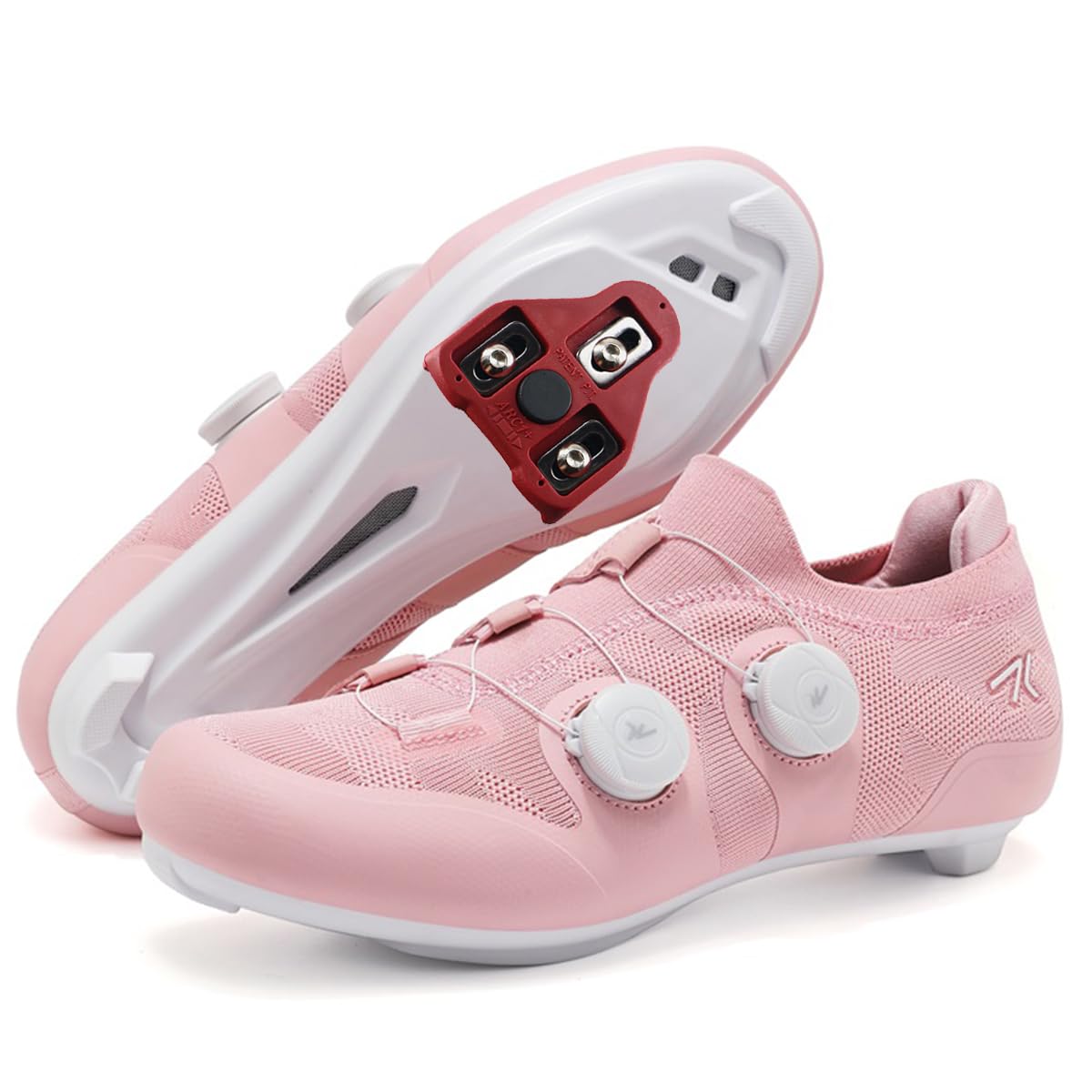 Zapatos de bicicleta para mujer ligeros compatibles con calas mixtas 8