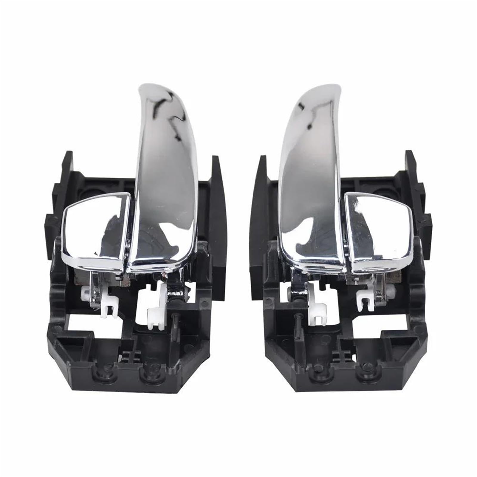 NMJLQW Left Right Inside Door Handle Assembly Interior for Hyundai for Elantra 2001-2006(Chrome 2pcs)