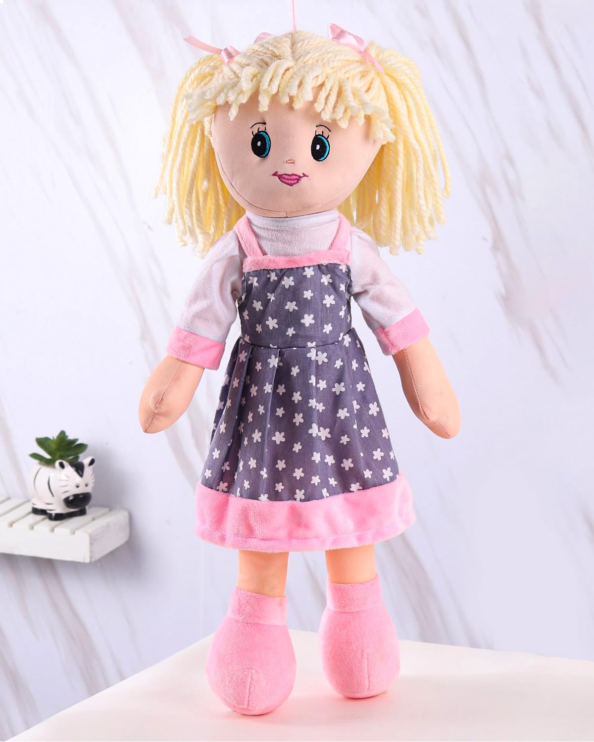 Bonfino Plush Hannah Candy Doll for Kids | Stuffed Toy for Girls | Soft Dolls for Kids | Cute Cuddly Doll, Helps to Learn Role Play | Safe & Fun Gift for Toddler & Baby Girls | BIS Certified - Purple (B0D1KTDXFH) Amazon Price History, Amazon Price Tracker