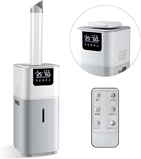 YUSIDO 超音波加湿器 15L 大容量 業務用 静音 2000mL/h (洋室40畳/和室35畳) 上部から給水 自動加湿 スリムで場所を取らない キャスターあり お手入れ簡単 36時間連続加湿 省エネ 電気代やすい 次亜塩素酸水対応 タイ...