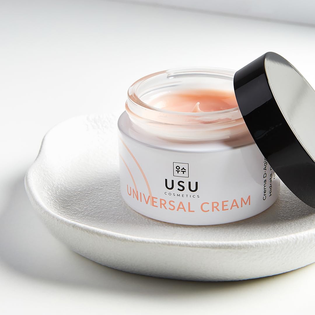 K-Beauty Day Routine Pack - Mousse Nettoyante Exfoliante Douce + Crème Universelle - Aide à nettoyer la peau - Nourrit et hydrate la peau en profondeur - USU Cosmetics