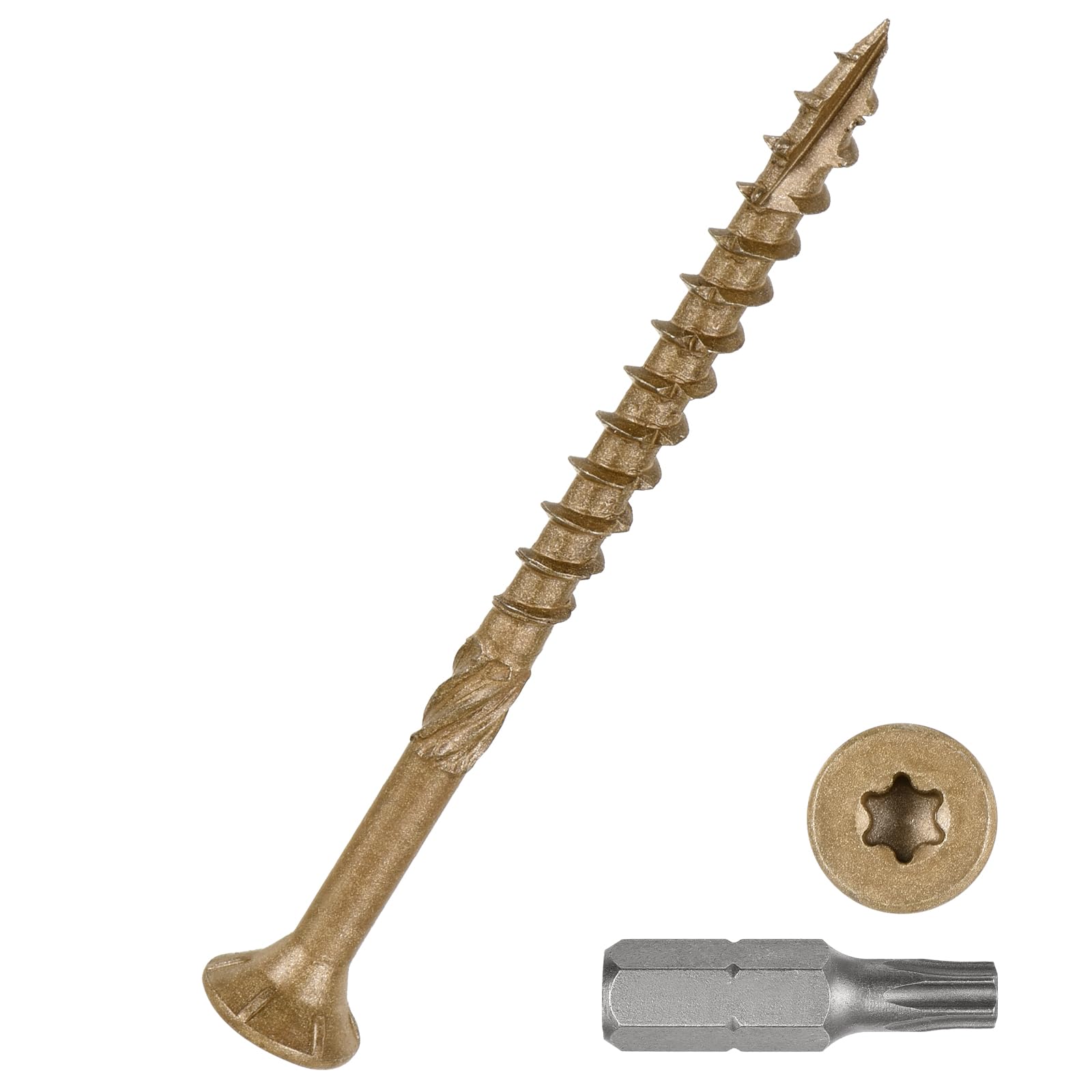 DTGN #9x2-1/2" Deck Screws, 300Pack, Good for Fences Frames, Farms, Outdoor Furniture