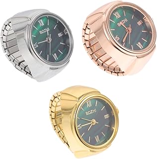 12 Pçs Anel Relógio De Mão Para Homens Relógios Vintage Para Homens Jóias Para Homens Anéis Relógio De Dedo Criativo Relógio De Dedo De Aço Inoxidável Relógio De Dedo Masculino