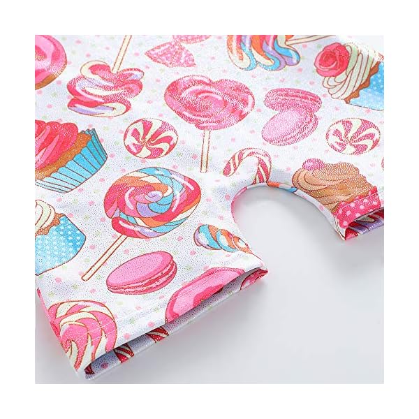 Leotards for Girls Gymnastics Unicorn Sparkly Pink Biketards Stars Rainbow Clouds - Image 7