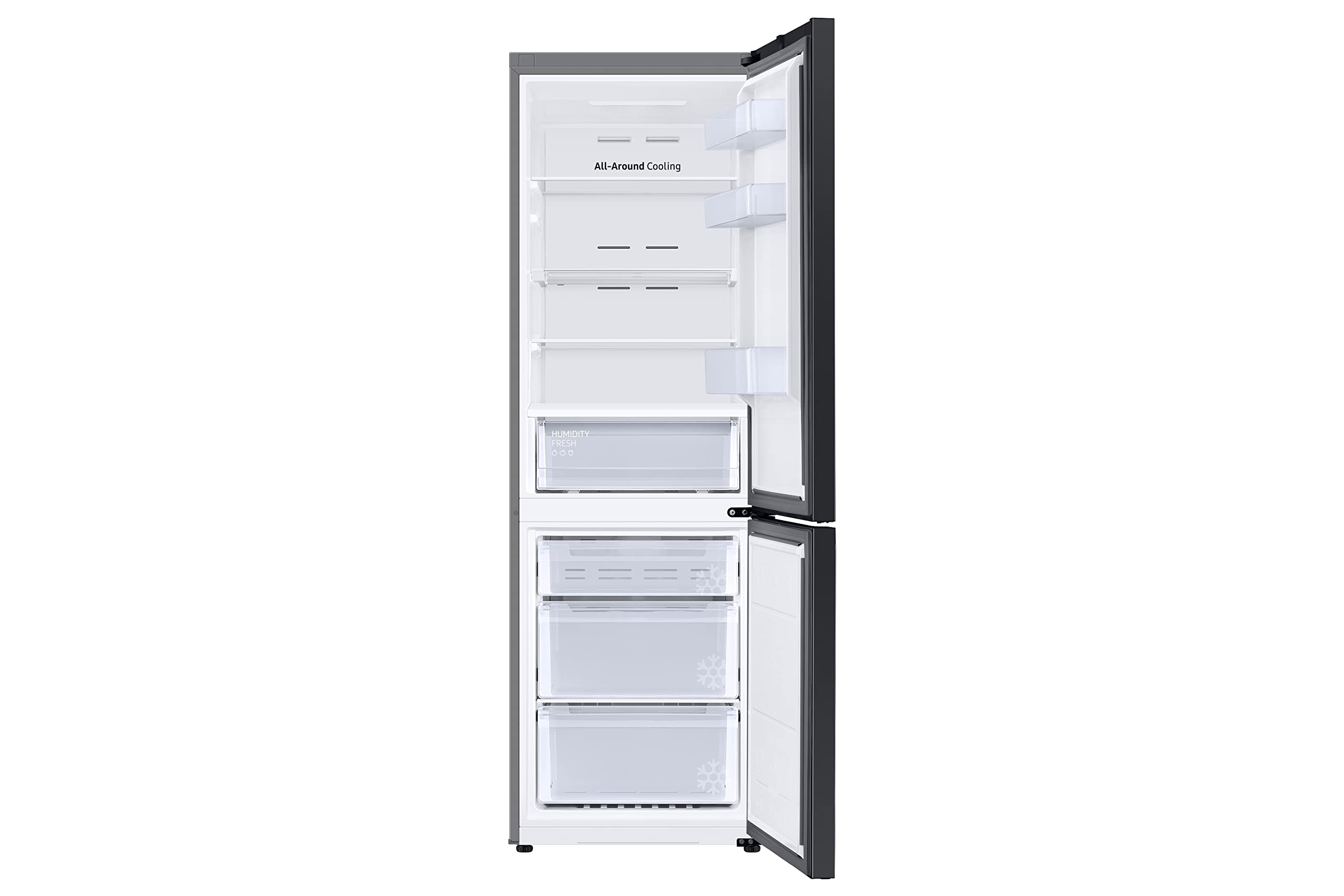 Samsung Frigorifero Combinato Ecoflex+ RB34A6B1DS9/EF, Libera installazione, No Frost, SpaceMax, 344L, 59.5l x 185h x 66p cm