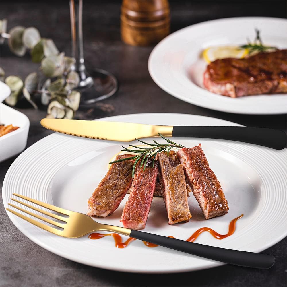 MMRTDJDR Dinner Gold Silverware Set for 4 Cutlery Polished Flatware Utensil Stainless Steel Cutlery Wedding Christmas Home Kitchen Restaurant Anniversary Candlelight Dinner Family Kitchenware 6 61ZQiwDNM9L. AC SL1000