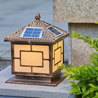 VUIKLCty iluminación Luces solares for Exteriores, Decorativas, Impermeables, for jardín, portón, terraza(40CM)