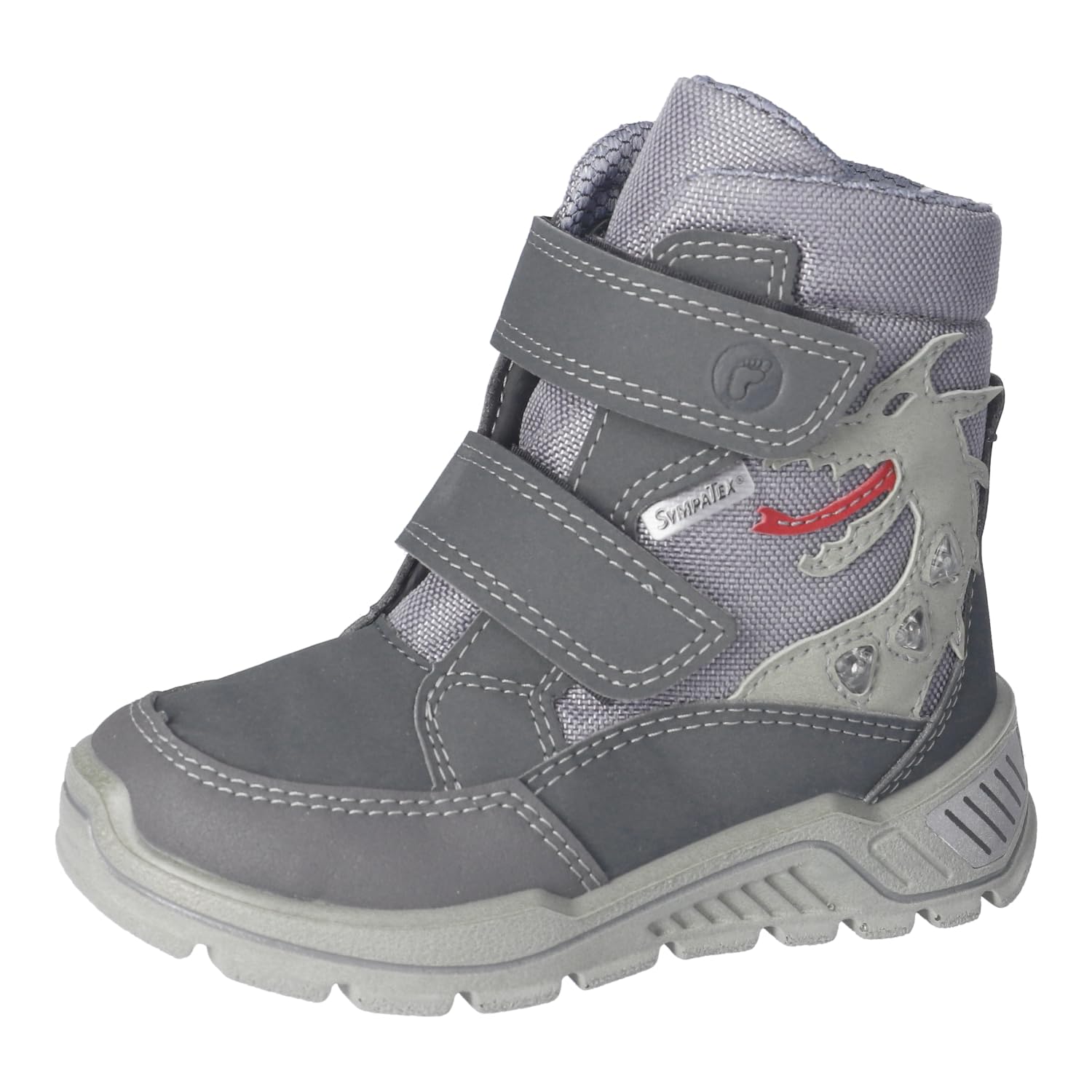 RICOSTA Chłopięce buty zimowe GRISU, buty dziecięce, WMS: szerokie, Sympatex, migające światło