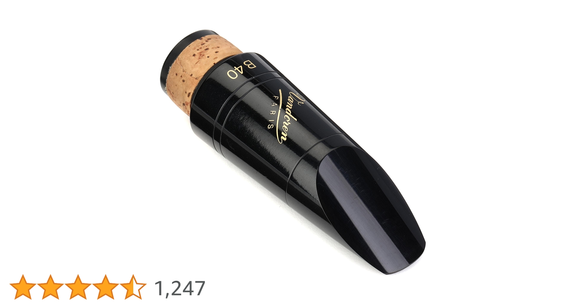 Amazon | バンドーレン B♭クラリネット マウスピース B40 | 木管楽器