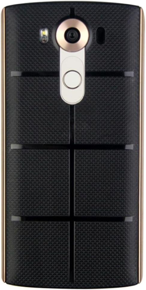 LG V10 Case , Monoy Qi Wireless Charger Charging Case Battery Back+Receiver Sticker Support NFC For LG V10 (Black Battery Back Case)