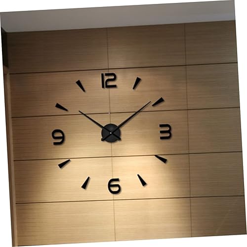Miniatura 7 de DECHOUS Relojes de pared de gran tamaño, reloj de pared grande de gran tamaño, relojes de pared modernos relojes de pared de acrílico para pared 3D
