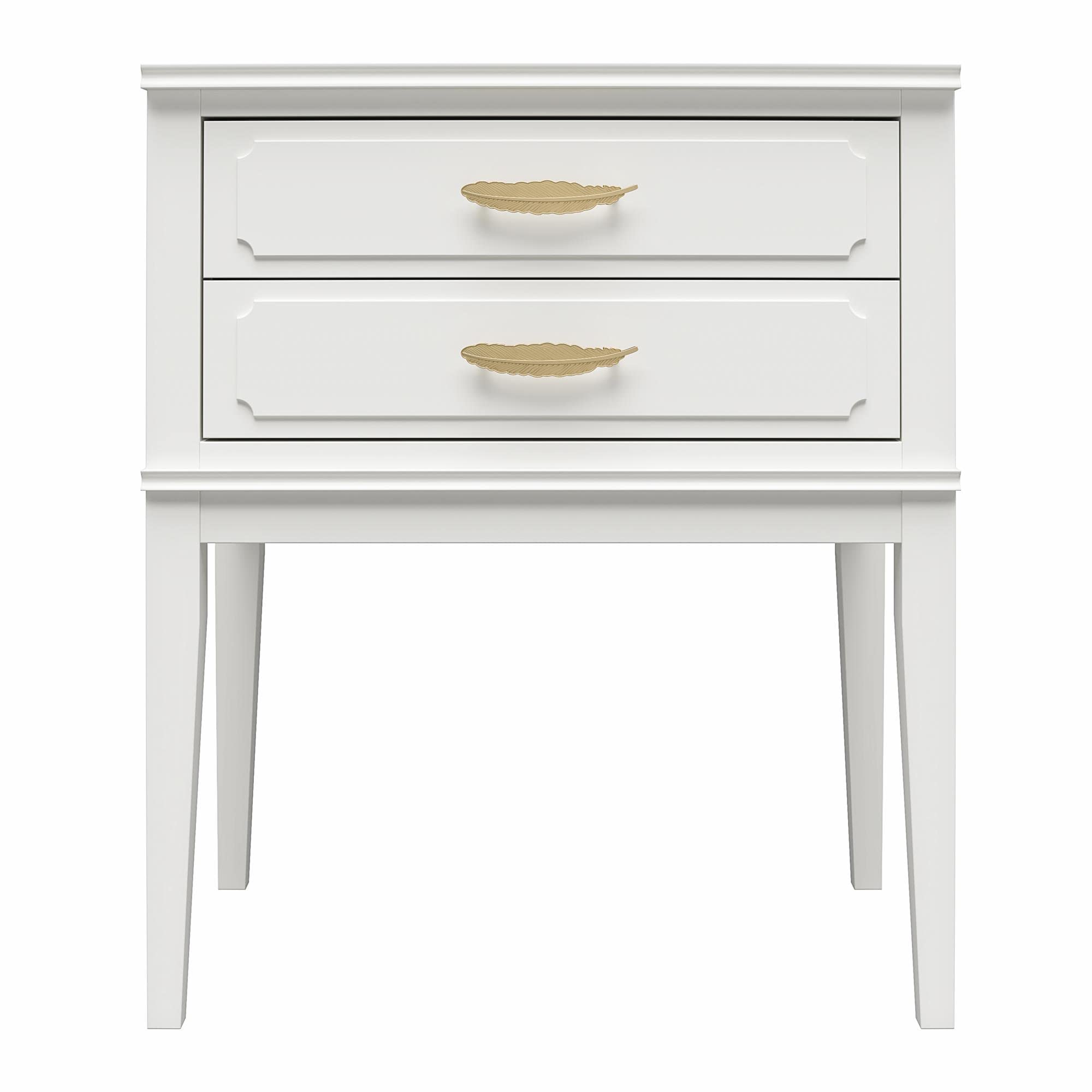 Mr. Kate Stella Accent Table, White, 15.6D x 23.6W x 28H in