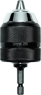 IRWIN Tools 1869514 Impact Performance Series Square Drive to Hex Shank Socket Adapter, 1/4-Inch Hex to 3/8-Inch Standard Keyless Chuck