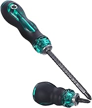 Homoyoyo Juego De Destornilladores Telescópicos Para Uso Doméstico Herramienta Manual Sin Mango Para Tornillos Color Verde Oscuro
